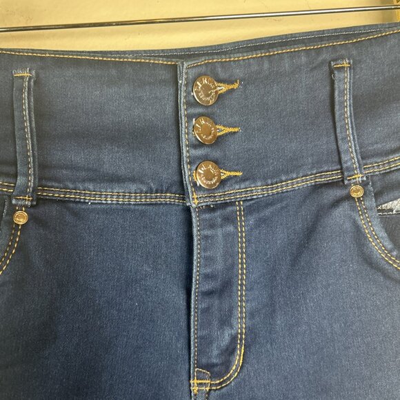 Push Up Stretch flared Leg Womens Jeans Colombian Reduce Abdomen Butt Lifting - Picture 2 of 12